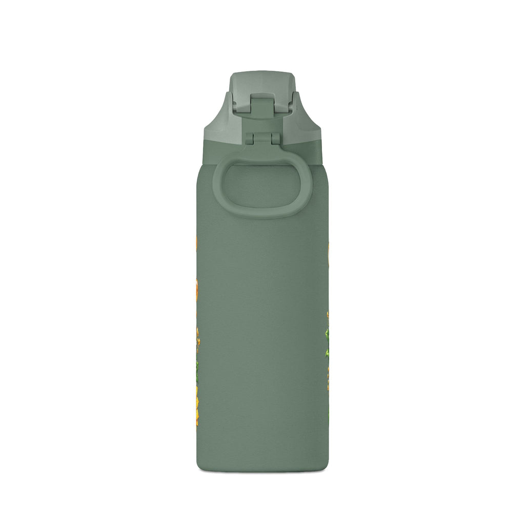 Bee and Sunflower Insulated Water Bottle