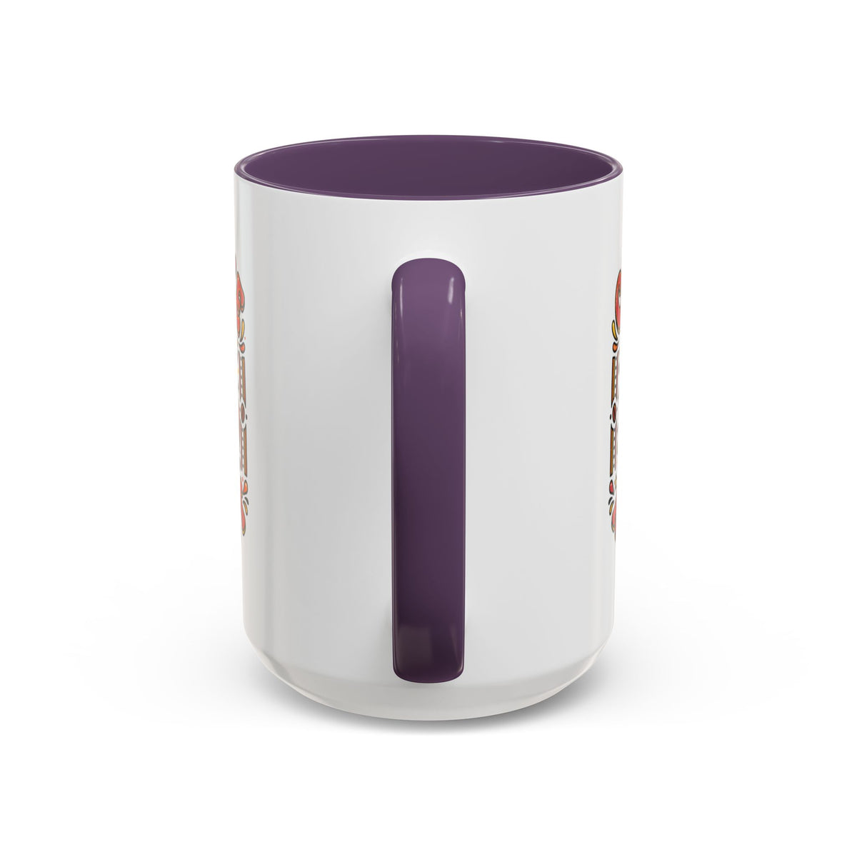 Coffee Addict Accent Mug — "Coffee Power" Retro Coffee Lover Gift (11oz/15oz)