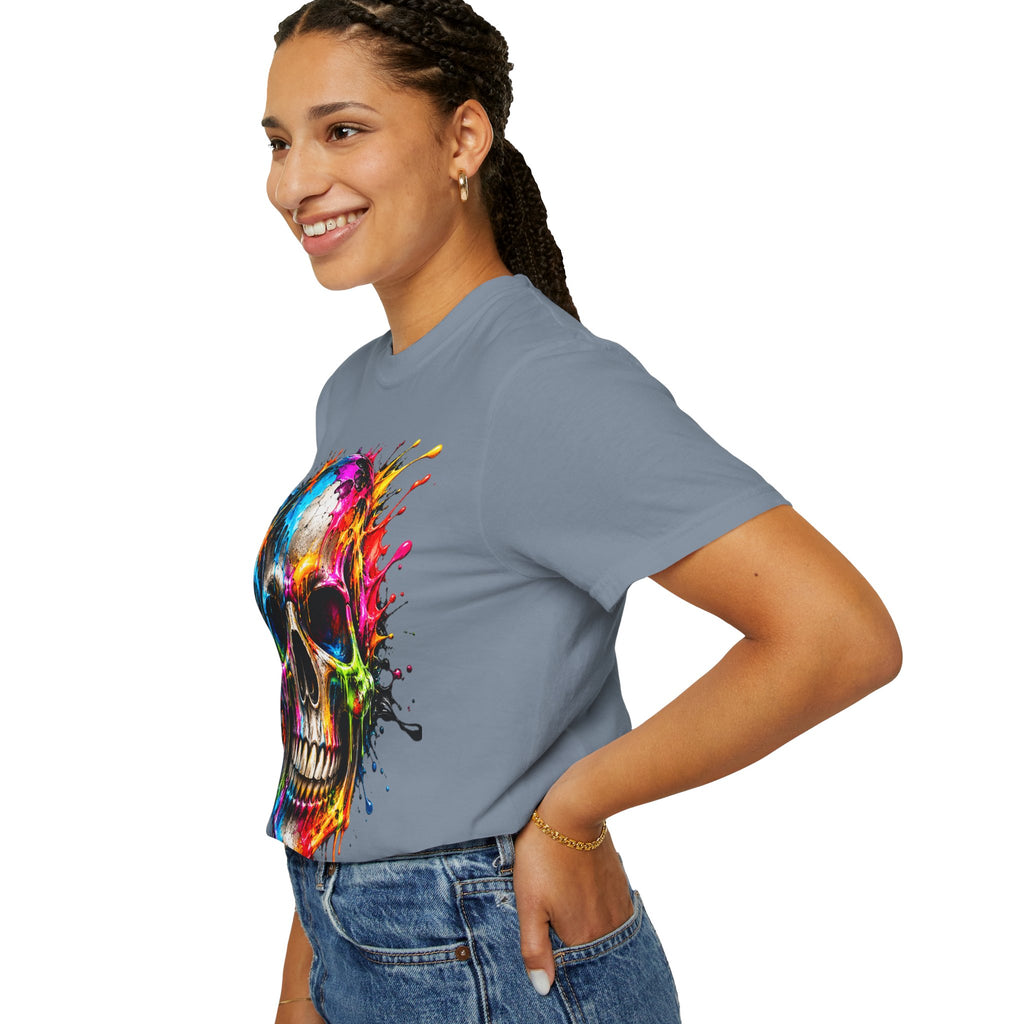 Color Splash Skull T-Shirt