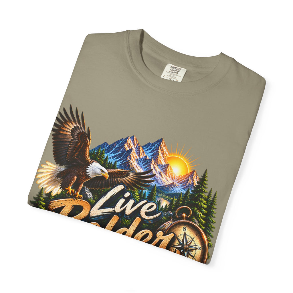 Adventure T-Shirt — "Live Bolder: Explore More, Stay Wild" Graphic Tee