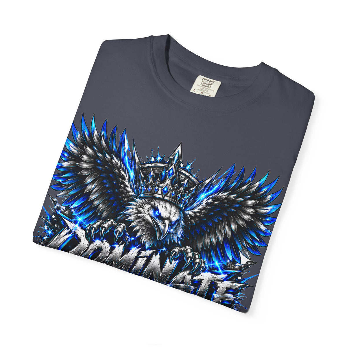 Dominate Eagle Graphic T-Shirt — Bold Crowned Eagle Design