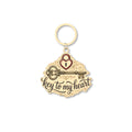 Key to My Heart Keychain — Romantic Keyring
