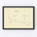 Vintage D-Day Normandy Invasion Map 1944