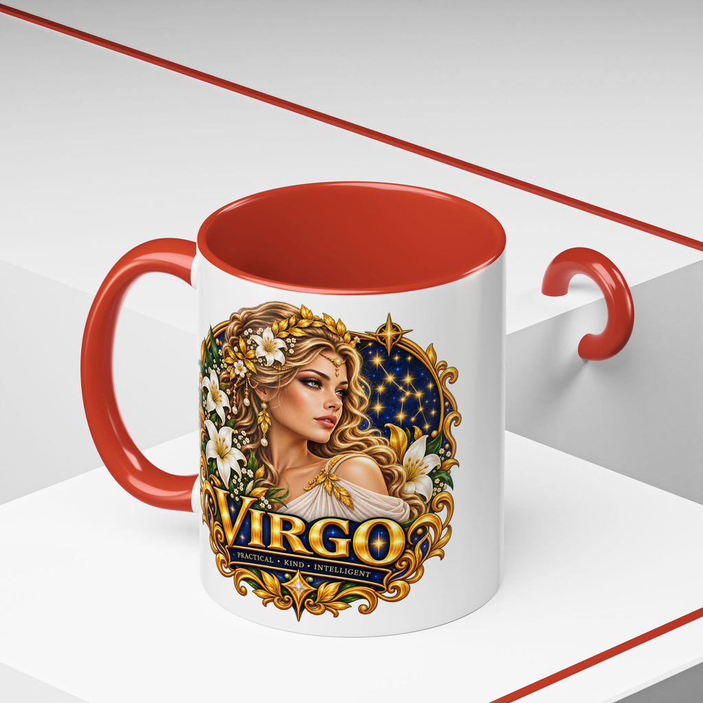 Virgo Zodiac Coffee Mug — Astrology Gift Mug (11/15oz)