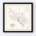 Vintage Map of Calhoun County, South Carolina 1938
