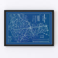 Vintage Map of Greenwood County, South Carolina 1929