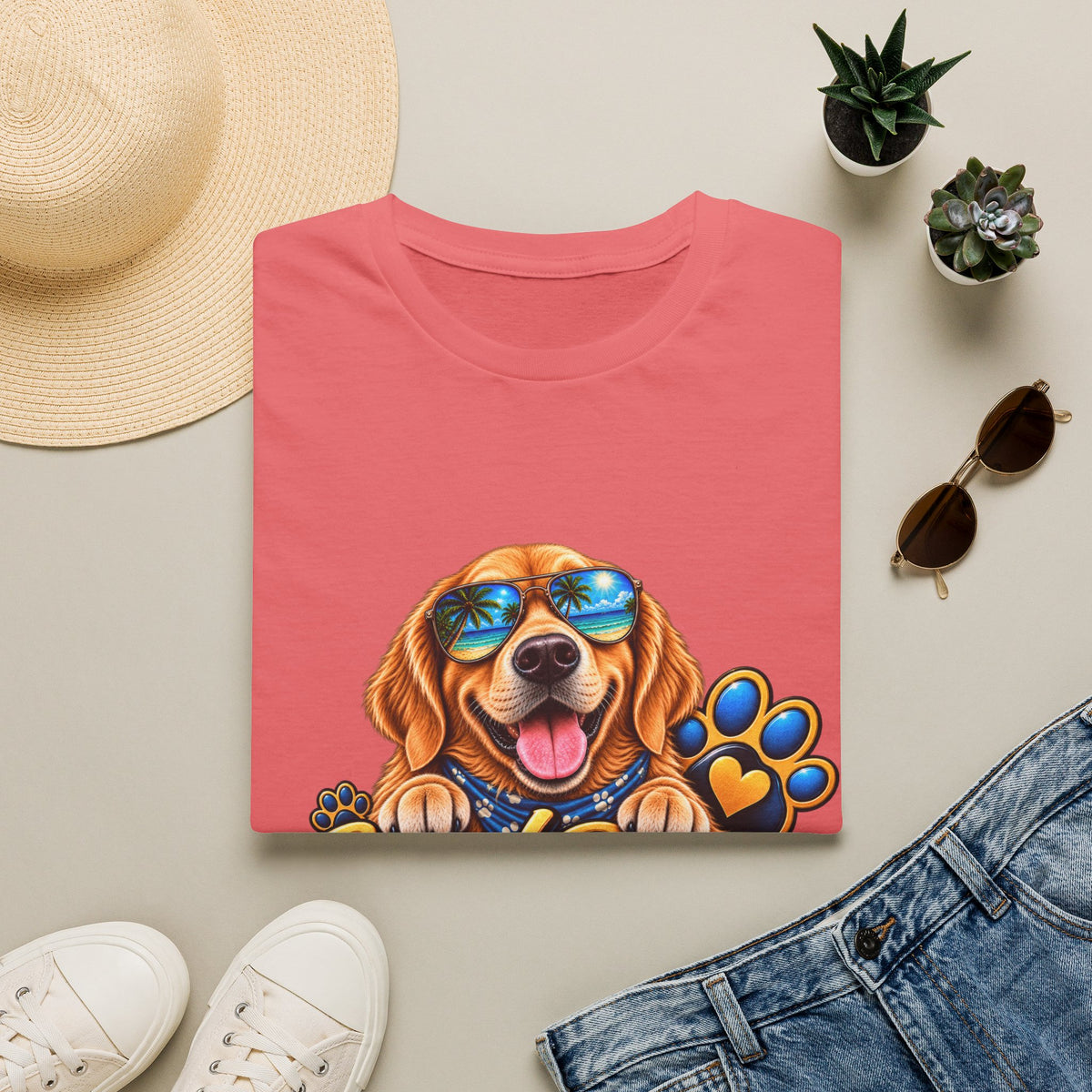 Good Dogs Make Life Better T-Shirt — Cute Golden Retriever Graphic Tee