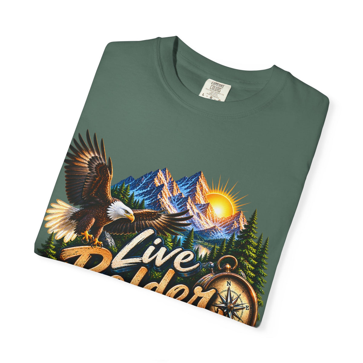 Adventure T-Shirt — "Live Bolder: Explore More, Stay Wild" Graphic Tee