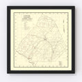 Vintage Map of McMinn County, Tennessee 1935