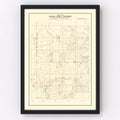 Vintage Map of Haywood County, Tennessee 1927