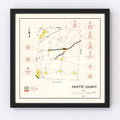 Vintage Map of Fayette County, Tennessee 1997