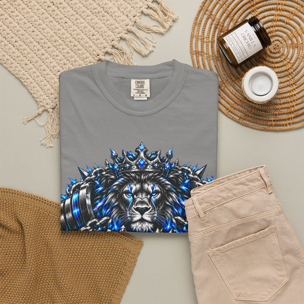 Lion Kingmode Graphic Tee — Gaming Headset Lion Design