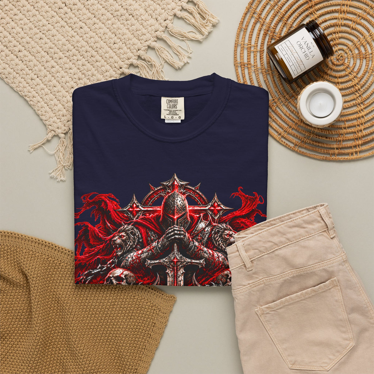 Discipline Metal Tee — Gothic Sword Graphic T-Shirt