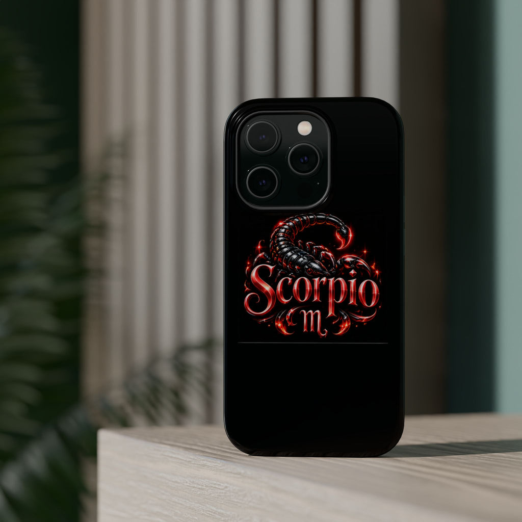 Scorpio Magnetic Impact-Resistant Phone Case – Zodiac Scorpion Design