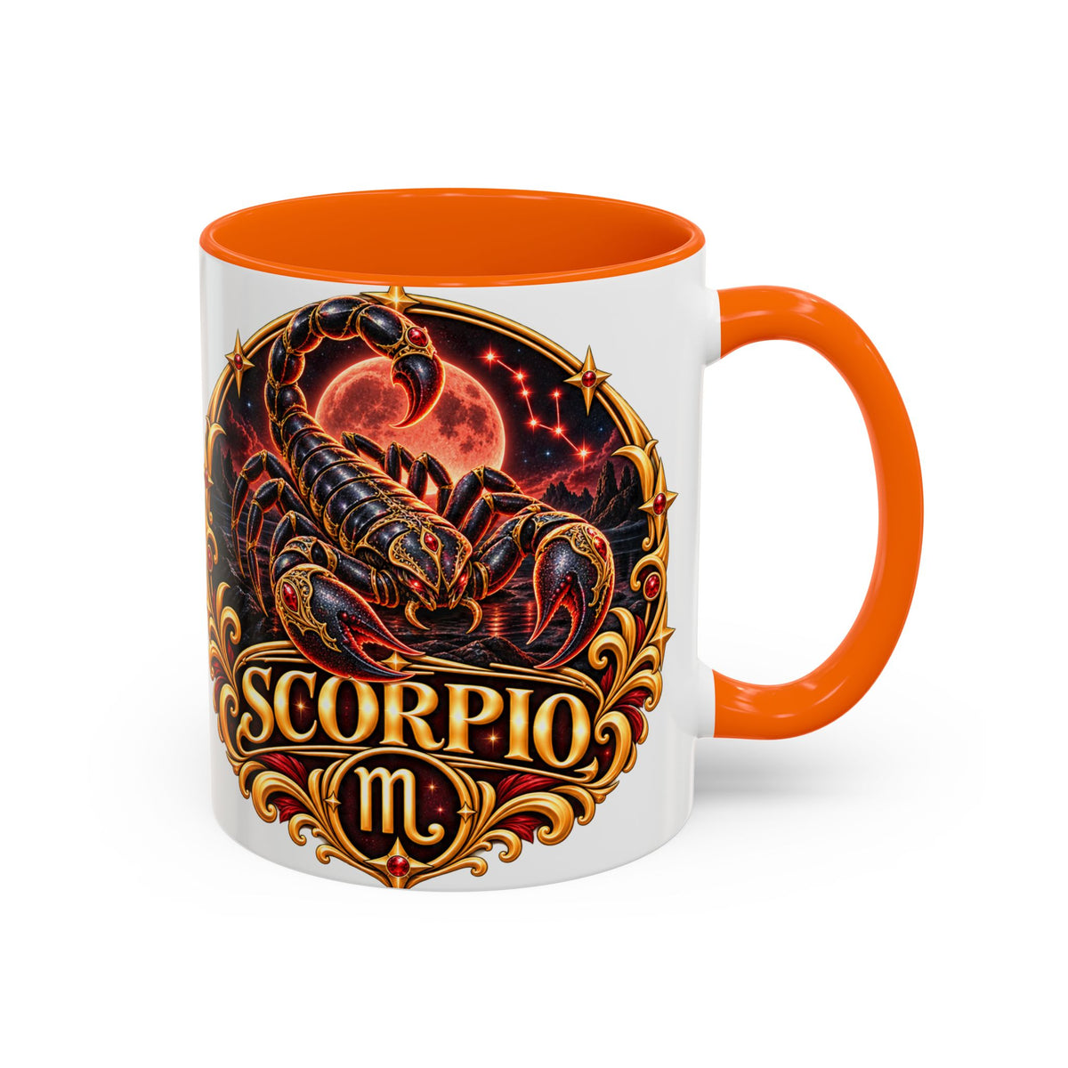 Scorpio Zodiac Coffee Mug — Bold Scorpion Astrology Design (11/15oz)