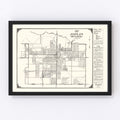 Vintage Map of Joplin, Missouri 1923