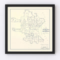 Vintage Map of Milwaukee, Wisconsin 1931