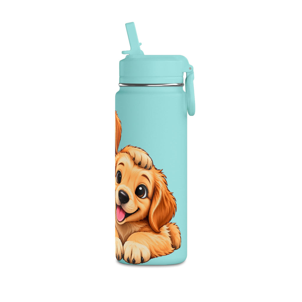 Golden Retriever Puppies Mini Water Bottle