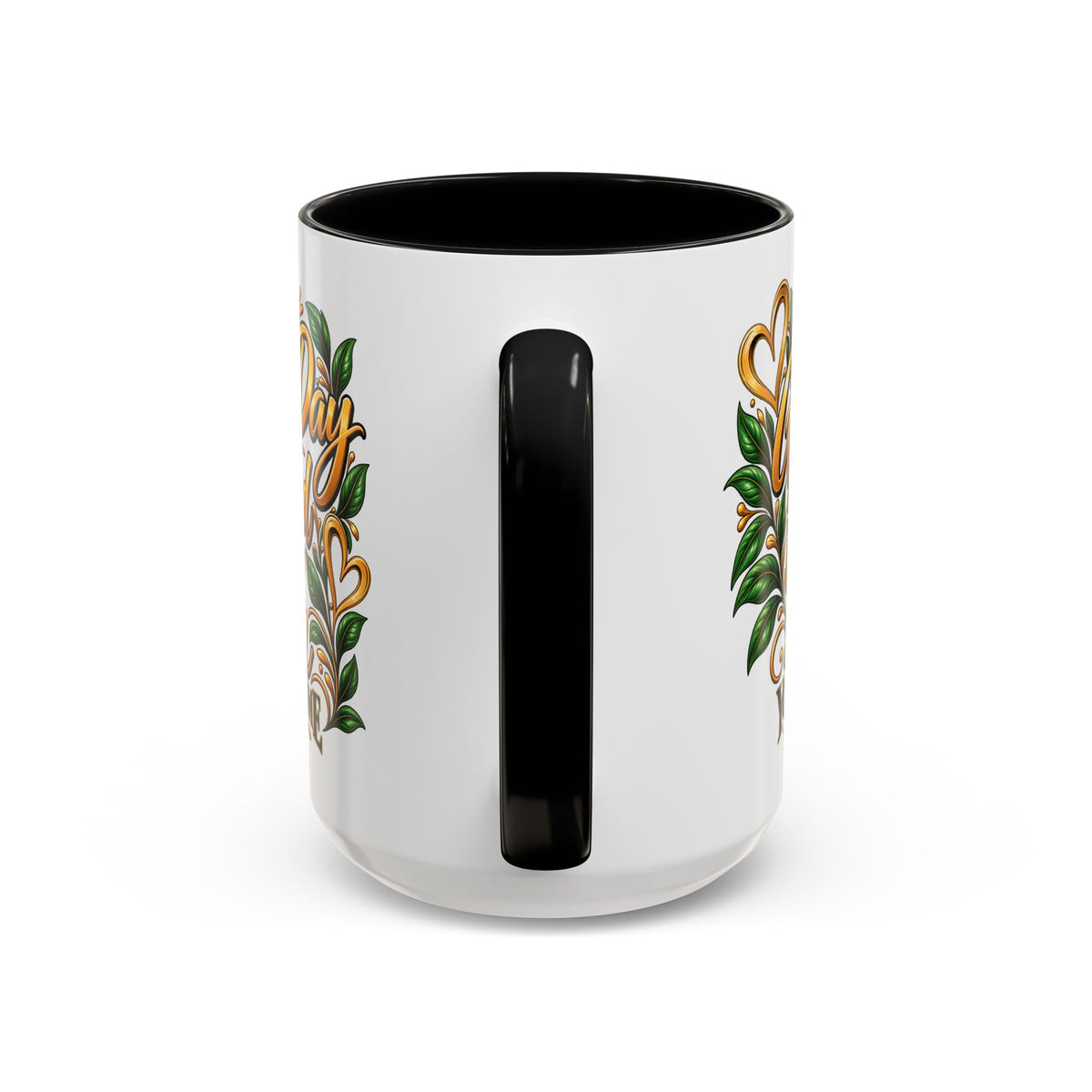 Accent Coffee Mug — "It's a Good Day to Be Proud of How Far You’ve Come" Inspirational Ceramic Mug