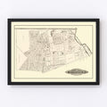 Vintage Map of Chambersburg, New Jersey 1875