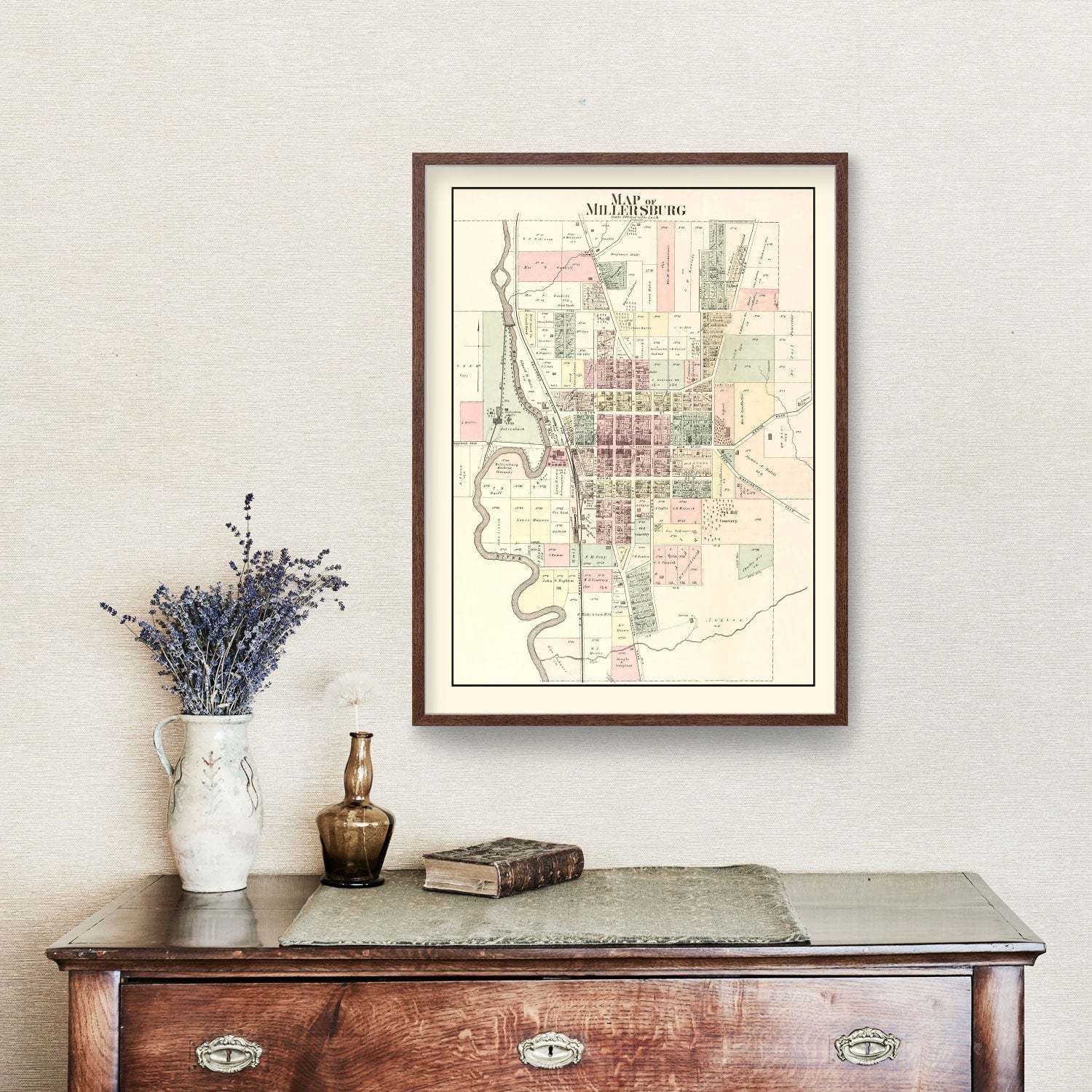Vintage Map of Lewis Township, Lewis County, New York 1875