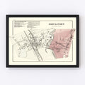 Vintage Map of Port Leyden Township, Lewis County, New York 1875
