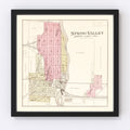 Vintage Map of Watson Township, Lewis County, New York 1875
