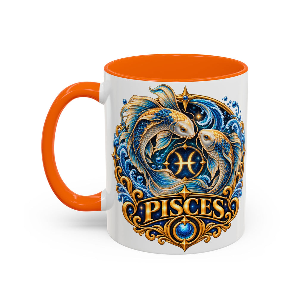Pisces Zodiac Coffee Mug — Decorative Accent Astrology Mug (11/15oz)