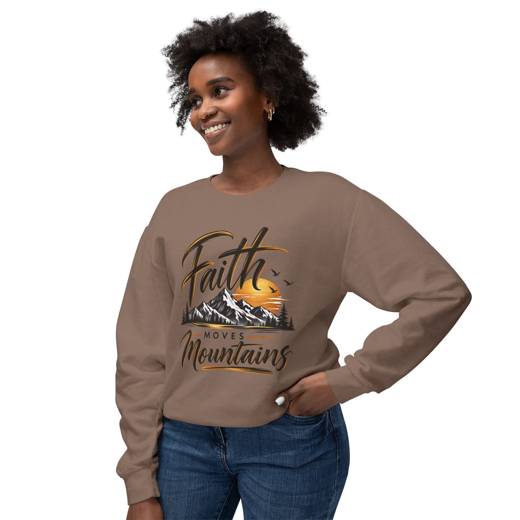 Faith Moves Mountains Crewneck Sweatshirt