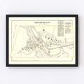Vintage Map of Chesapeake, Maryland 1877