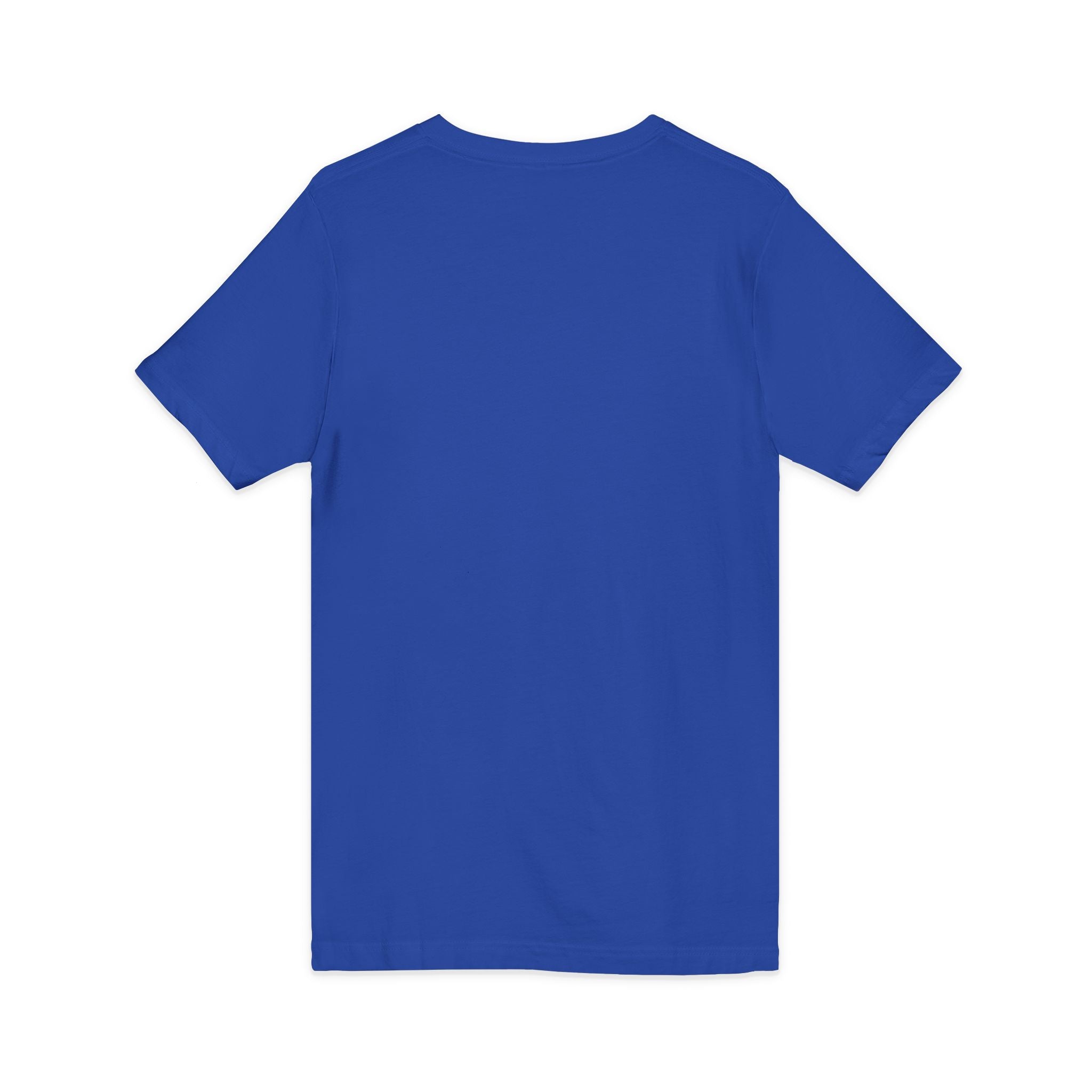 V-Neck Tee — Colorful Brushstroke Quote "To Avoid Criticism Say Nothing, Do Nothing, Be Nothing"