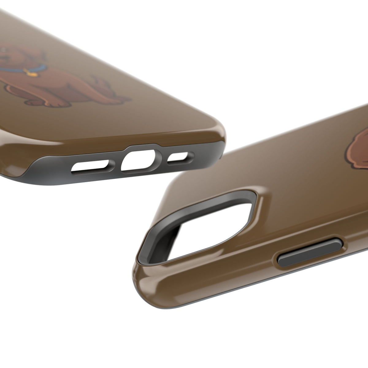 Chocolate Labrador Phone Case — Cute Dog Impact‑Resistant iPhone Cover