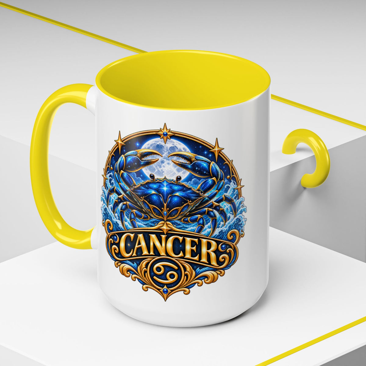 Cancer Zodiac Coffee Mug — Astrology Crab Horoscope Gift (11/15 oz)