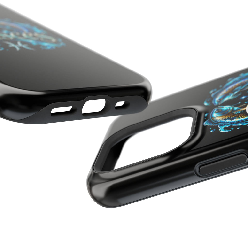 Pisces Magnetic Impact-Resistant Phone Case — Zodiac Fish Astrology Design