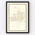 Vintage Map of Paulding, Ohio 1892