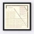 Vintage Map of Melrose, Ohio 1892