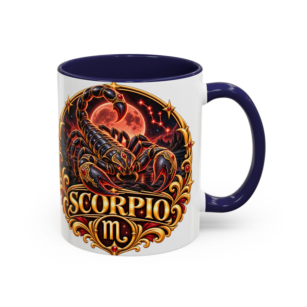 Scorpio Zodiac Coffee Mug — Bold Scorpion Astrology Design (11/15oz)