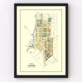 Vintage Map of Osborn, Ohio 1896
