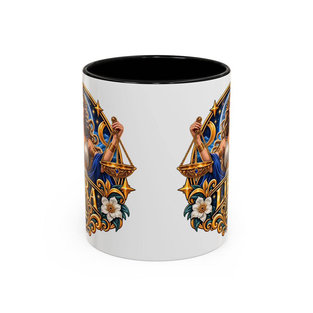 Libra Zodiac Coffee Mug – Elegant Horoscope Astrology Gift (11/15oz)