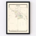 Vintage Map of Farmington, Michigan 1896
