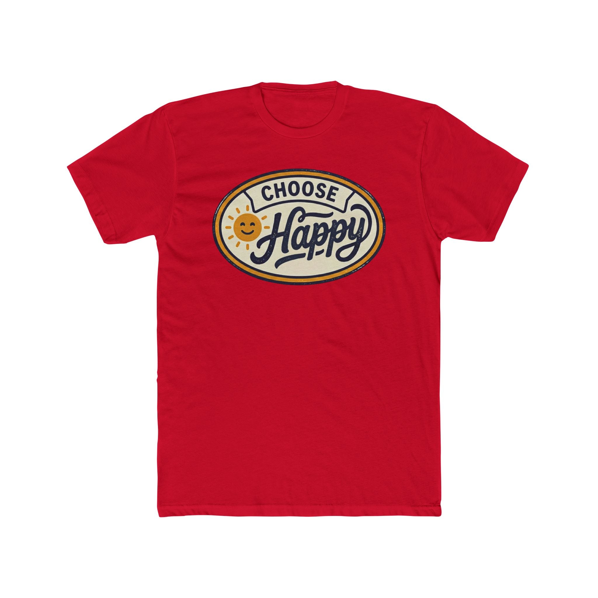 Choose Happy T-Shirt – Retro Smiley Graphic Tee
