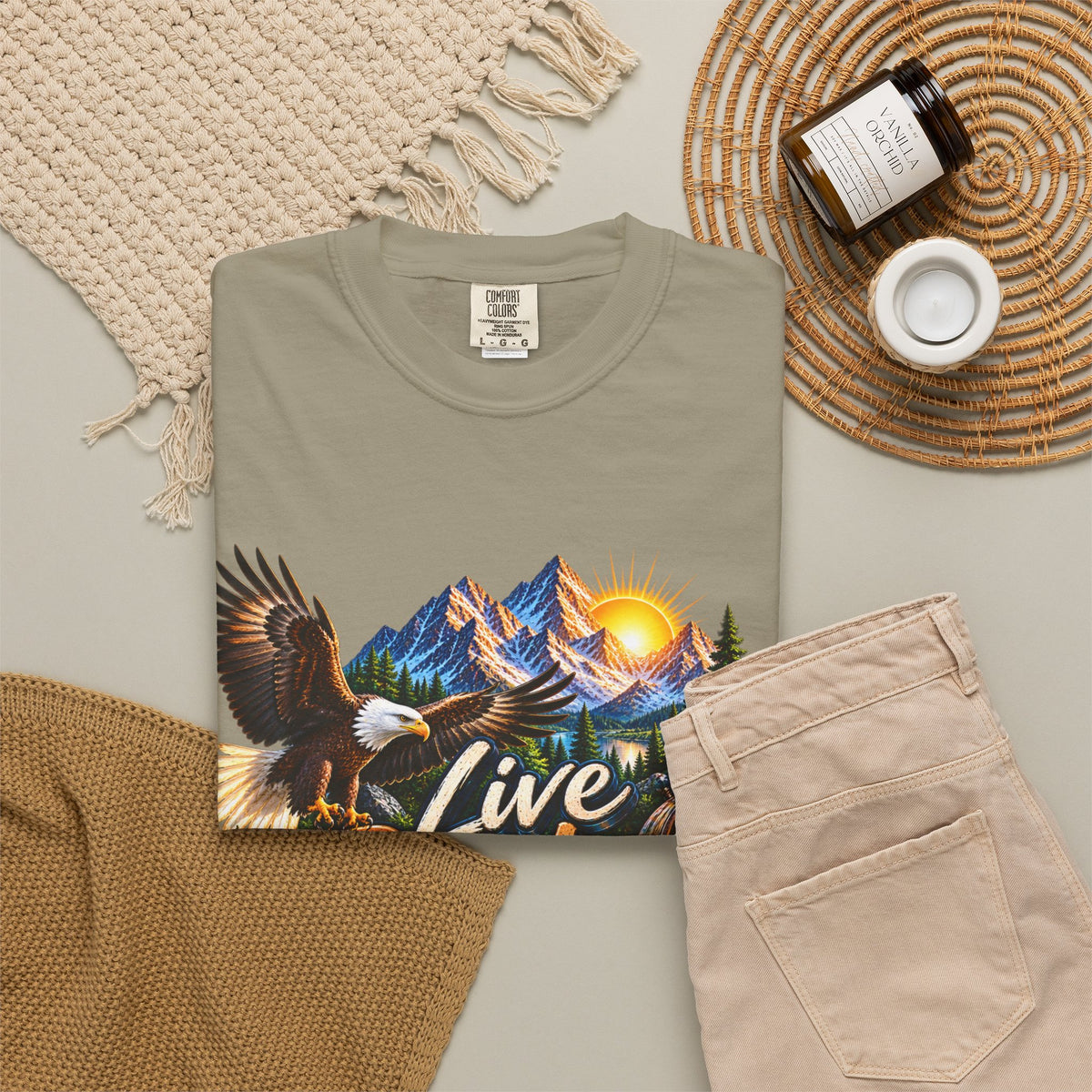Adventure T-Shirt — "Live Bolder: Explore More, Stay Wild" Graphic Tee