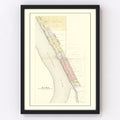 Vintage Map of Alma, Wisconsin 1896