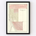Vintage Map of Buffalo, Wisconsin 1896