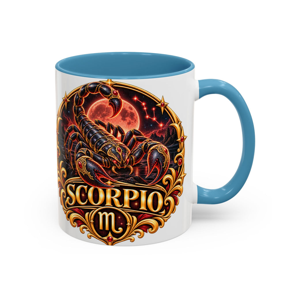 Scorpio Zodiac Coffee Mug — Bold Scorpion Astrology Design (11/15oz)