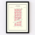 Vintage Map of Atalissa, Iowa 1899