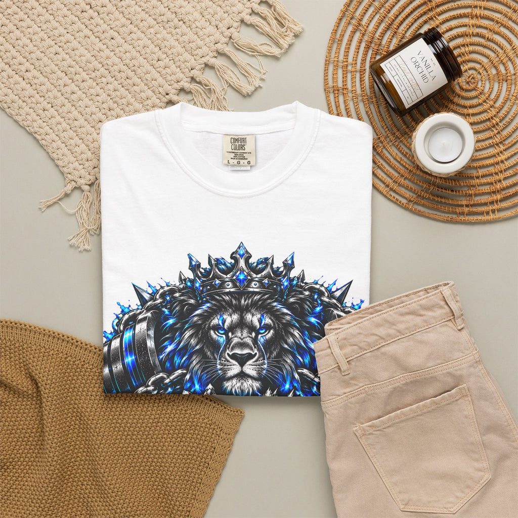 Lion Kingmode Graphic Tee — Gaming Headset Lion Design