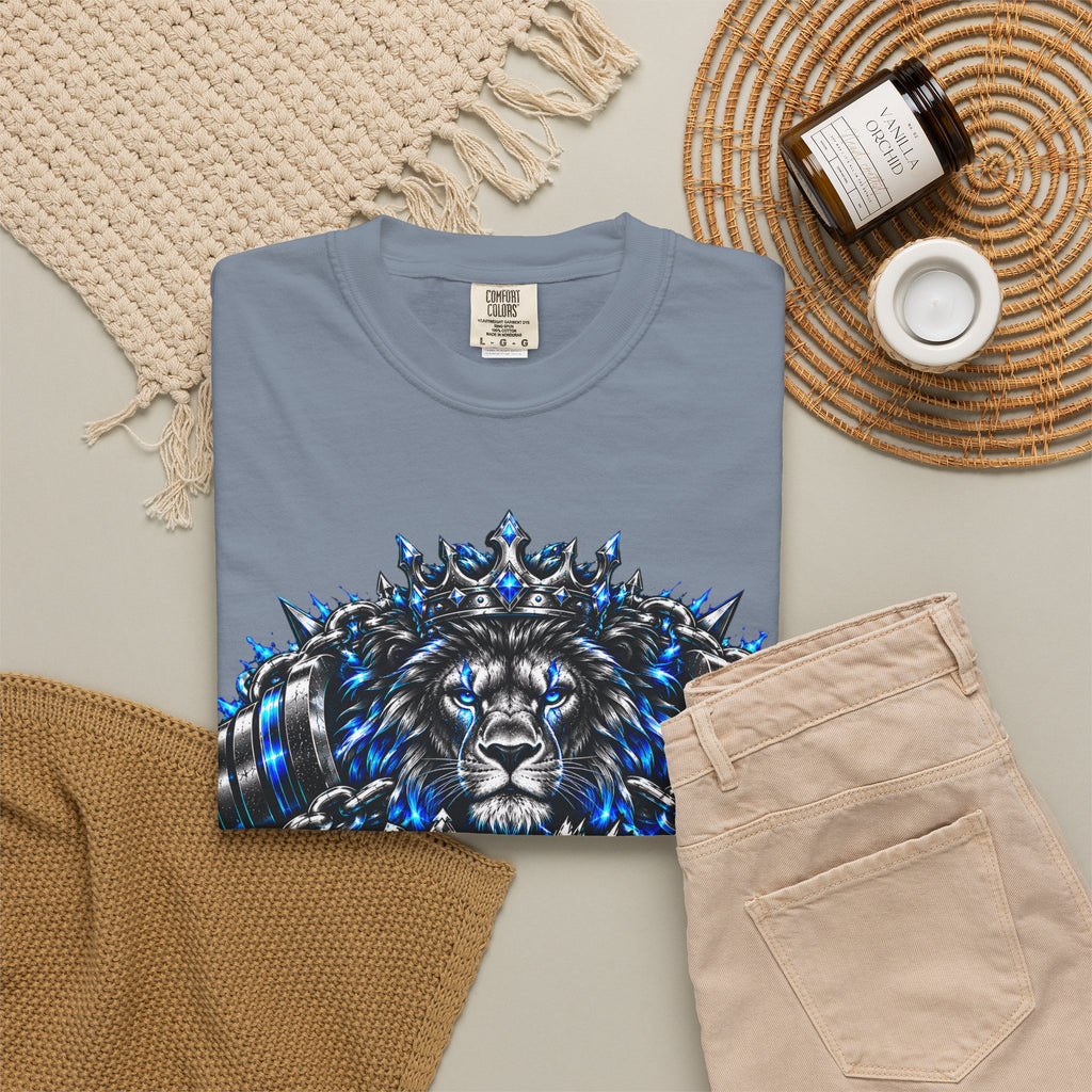 Lion Kingmode Graphic Tee — Gaming Headset Lion Design
