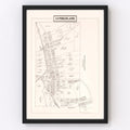 Vintage Map of Cumberland, Ohio 1902