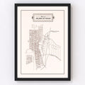 Vintage Map of Senecaville, Ohio 1902